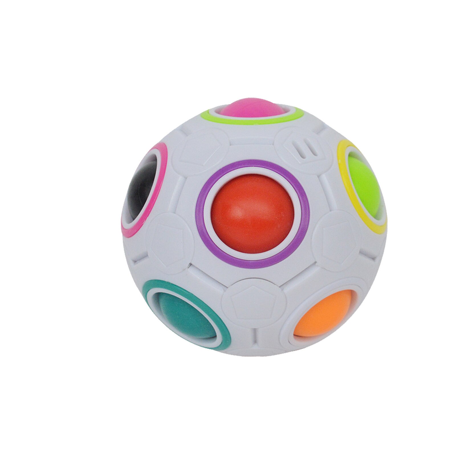 Fidgets Speelgoed Lichtgevende Fidget Stressverlichter Magic Fidget Speelgoed Pack Rainbow Bal Leuke Puzzel Angst Onderwijs Speelgoed Фиджети