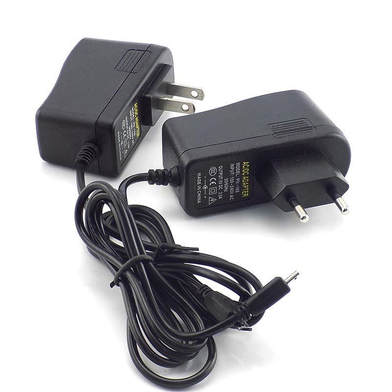 Adaptateur d'alimentation 5V 3A Micro USB AC à DC, prise US et ue, entrée 100V-240V, convertisseur sortie DC 3000mA pour Raspberry Pi L19
