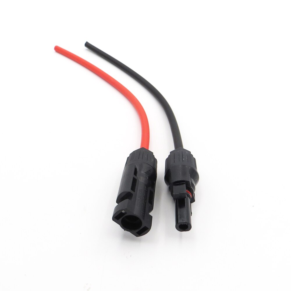 1 Pair x 6/4/2.5mm2 10/12/14 AWG PV Solar Cable Connector Solar PV Cable Copper Wire With PV Connector Extension Cable