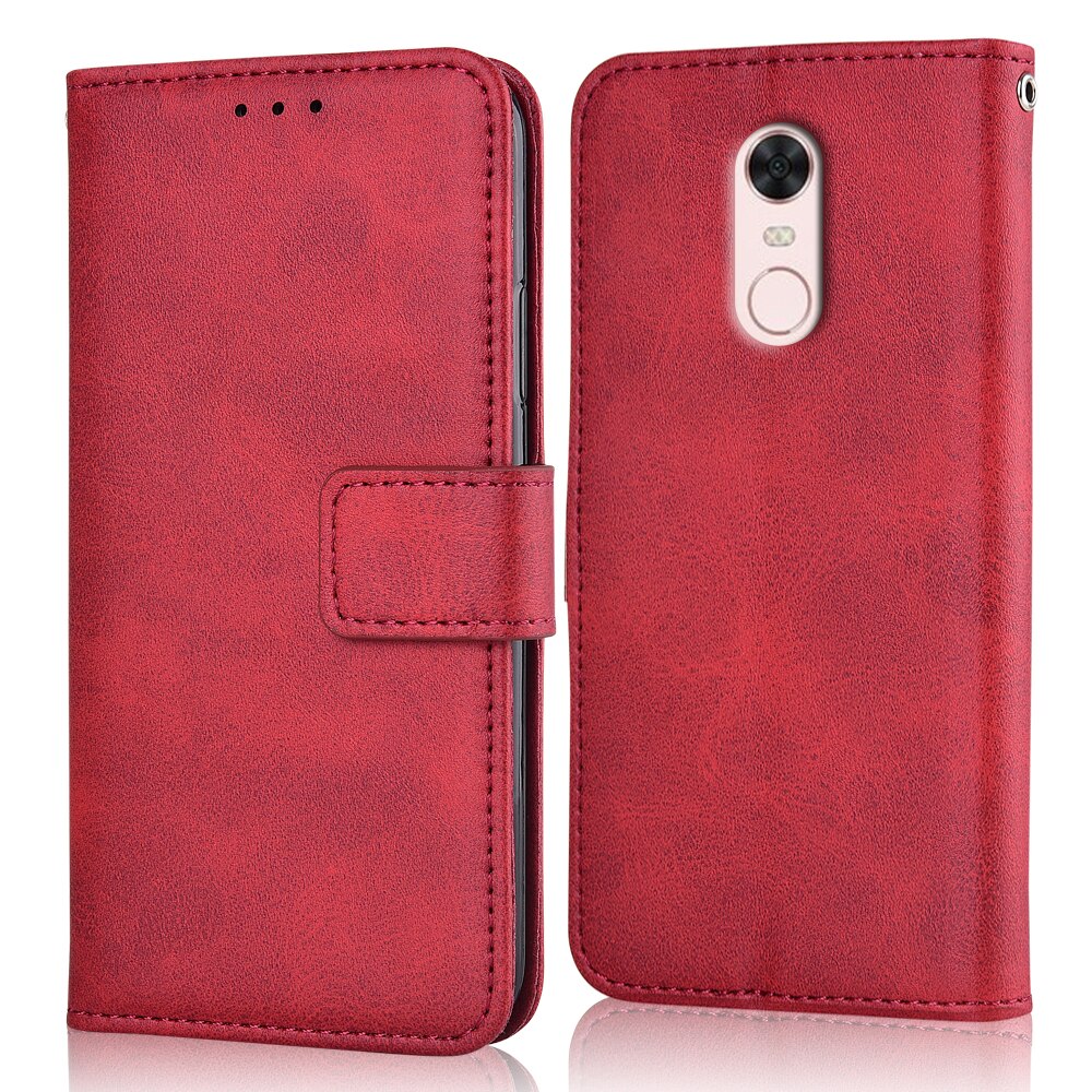 Leather Case Voor Xiaomi Redmi 5 Plus Case Back Cover Voor Xiaomi Redmi 5 Plus Telefoon Flip Case Voor Redmi 5 Plus Case Redmi5plus