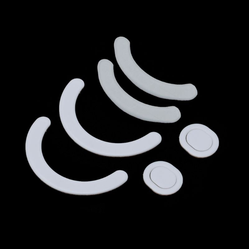 2 Sets/pack Tiger Gaming Mouse Feet Mouse Skate for logitech G403 G603 G703 Gaming Mouse White Mouse Glides Curve Edge