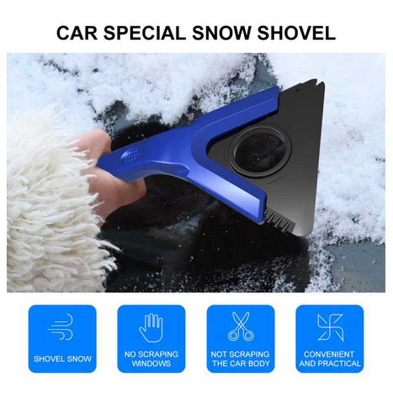 Schop Voor Auto 'S, Multifunctionele Sneeuwschuiver Schop Sneeuw Blower Voor Auto Sneeuw Borstel Glas Ontdooien Artefact Deicin