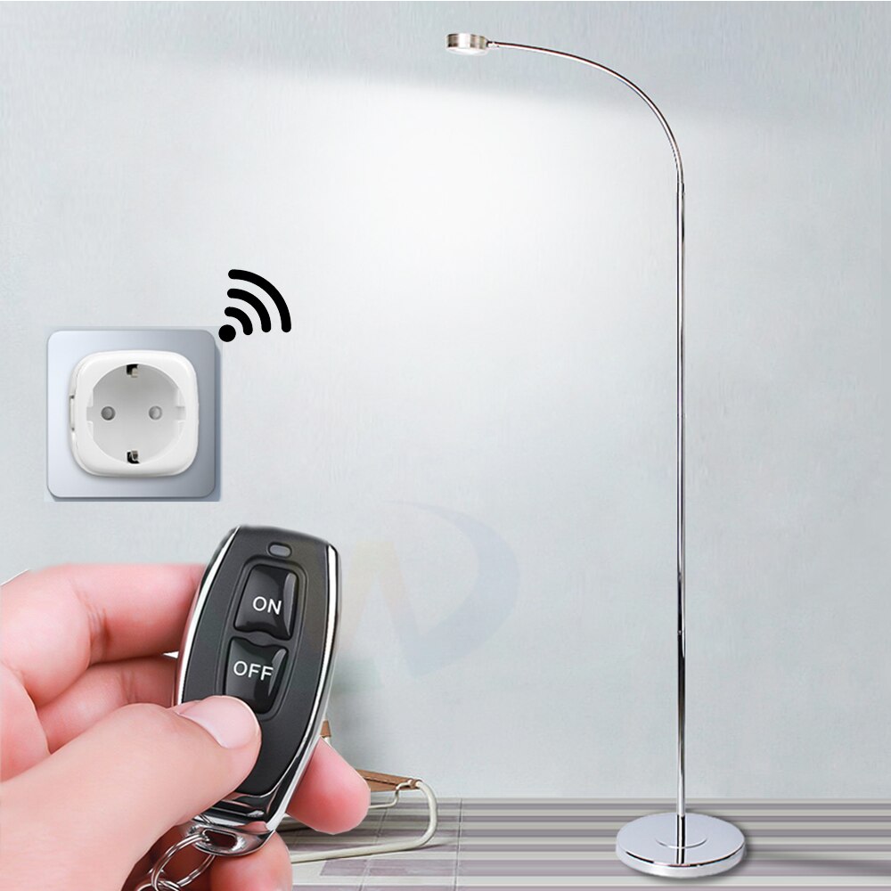 433 mhz trådløs fjernkontroll smart bryter  ac 220v 15a fjernkontroll eu stikkontakt universell rf relé mottaker på av kontroller til lys