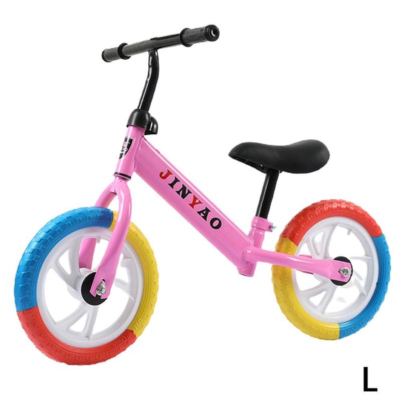 Bici da equilibrio per bambini senza pedali bicicletta regolabile in altezza guida a piedi apprendimento Scooter con manubrio girevole a 360 °: L