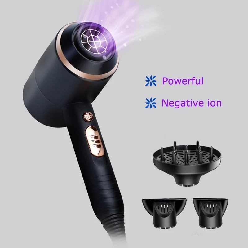 Kemey KM-8896 4000W Föhn Wind Power Krachtige Elektrische Föhn /Cold Air Haardroger Kapper Salon Gereedschappen 220V