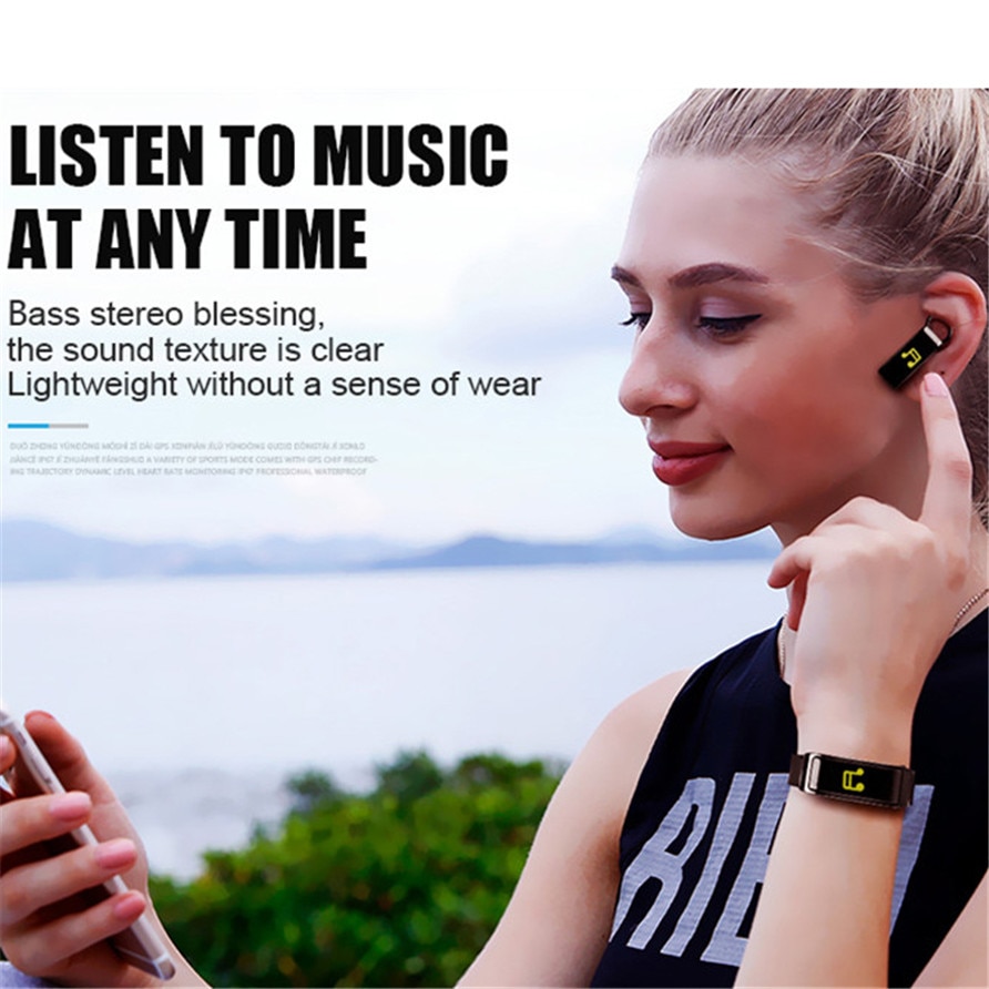 Y3S Smart Band Wristband Talk Bracelet Fitness Tracker Heart Rate Monitor Bluetooth Earphone Smart Band Y3 Plus For IOS Android