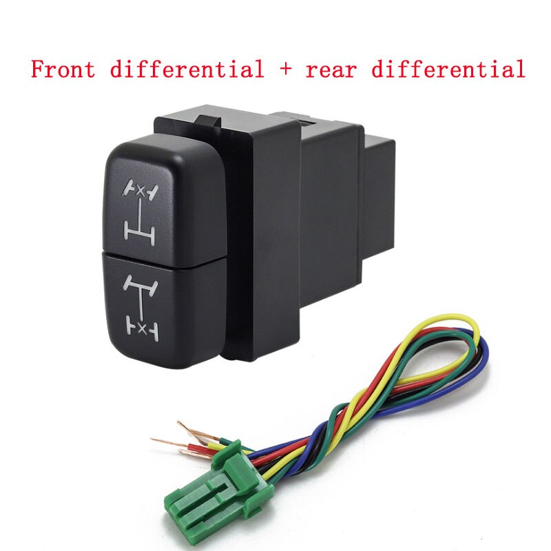 1pc Dual key switch dual switch fog light daytime running light Switch Button for Mitsubishi LancerX: Differential