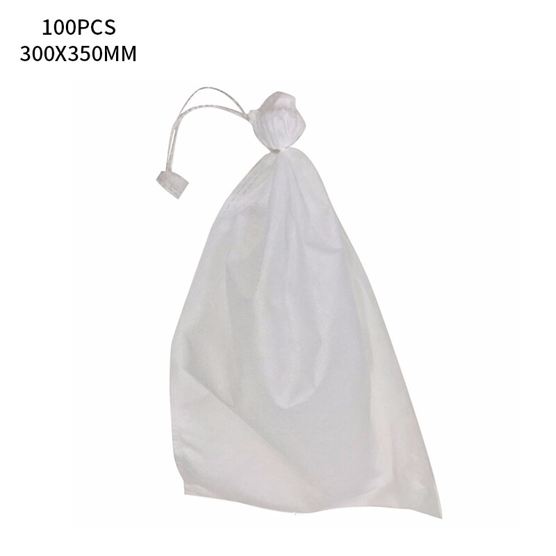 100 pièces raisin Protection sacs pour fruits légumes raisins maille sac contre insecte pochette étanche antiparasitaire Anti-oiseau jardin: Kaki foncé
