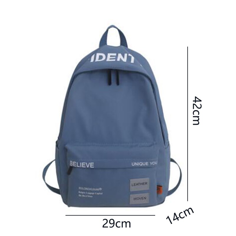 Heren rugzak schoolrugzak student schooltassen dames casual stijl tas grote capaciteit rugzakken schooltas rugzak heren