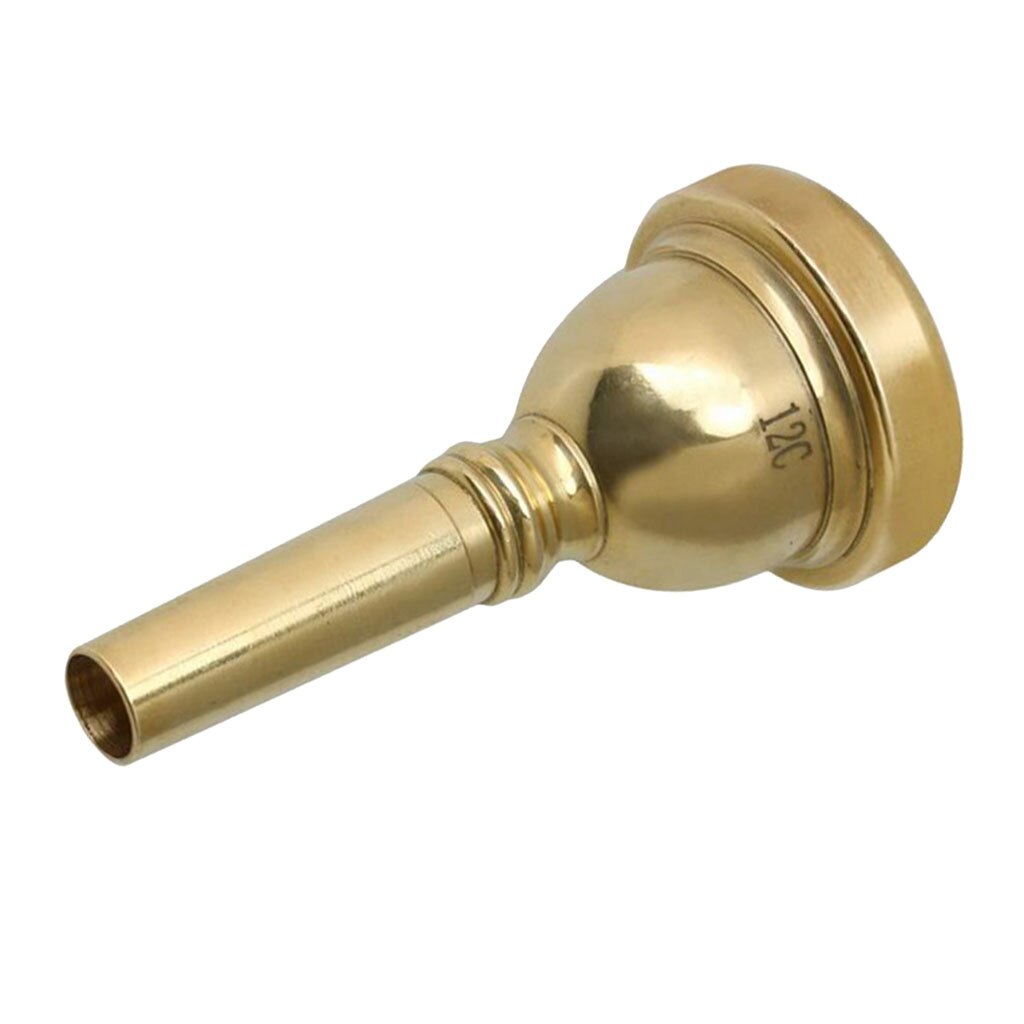 Hoogwaardige Alto Trombone Mondstuk Kleine Schacht Goud Voor Trombone Onderdelen Toebehoren