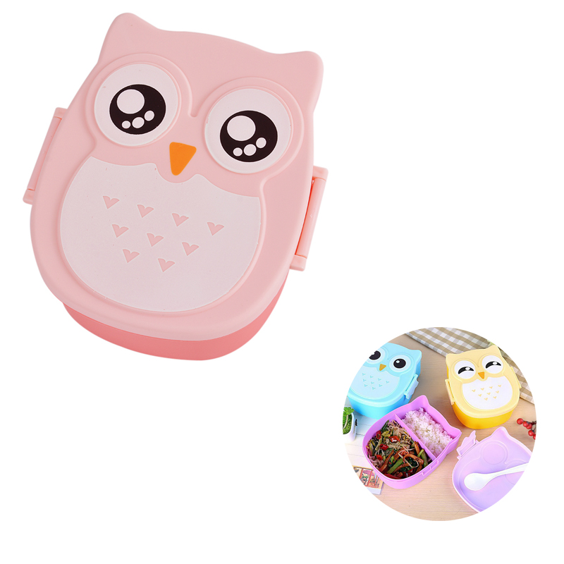 Ins Lunch Box For Children Student Microwave Multiple Grids Food Storage Leakproof Kids Bento Box 920ml Container: Style B-3