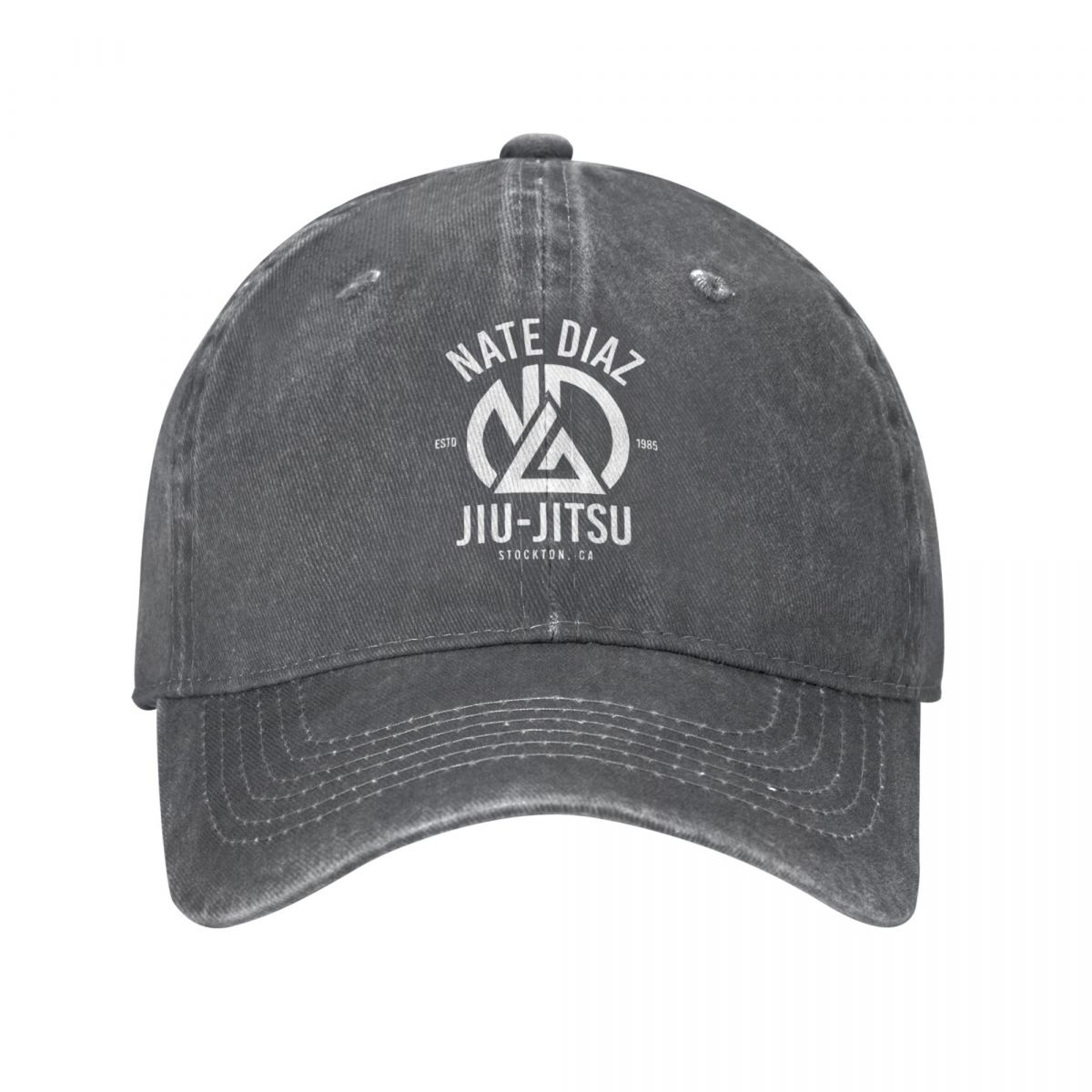 Nate Diaz Baseball Cap Vintage Distressed Washed MMA Nate Sport Stockton Brothers Fighter Boxing Snapback Hat Men Golf Hats Cap: DARK GRAY
