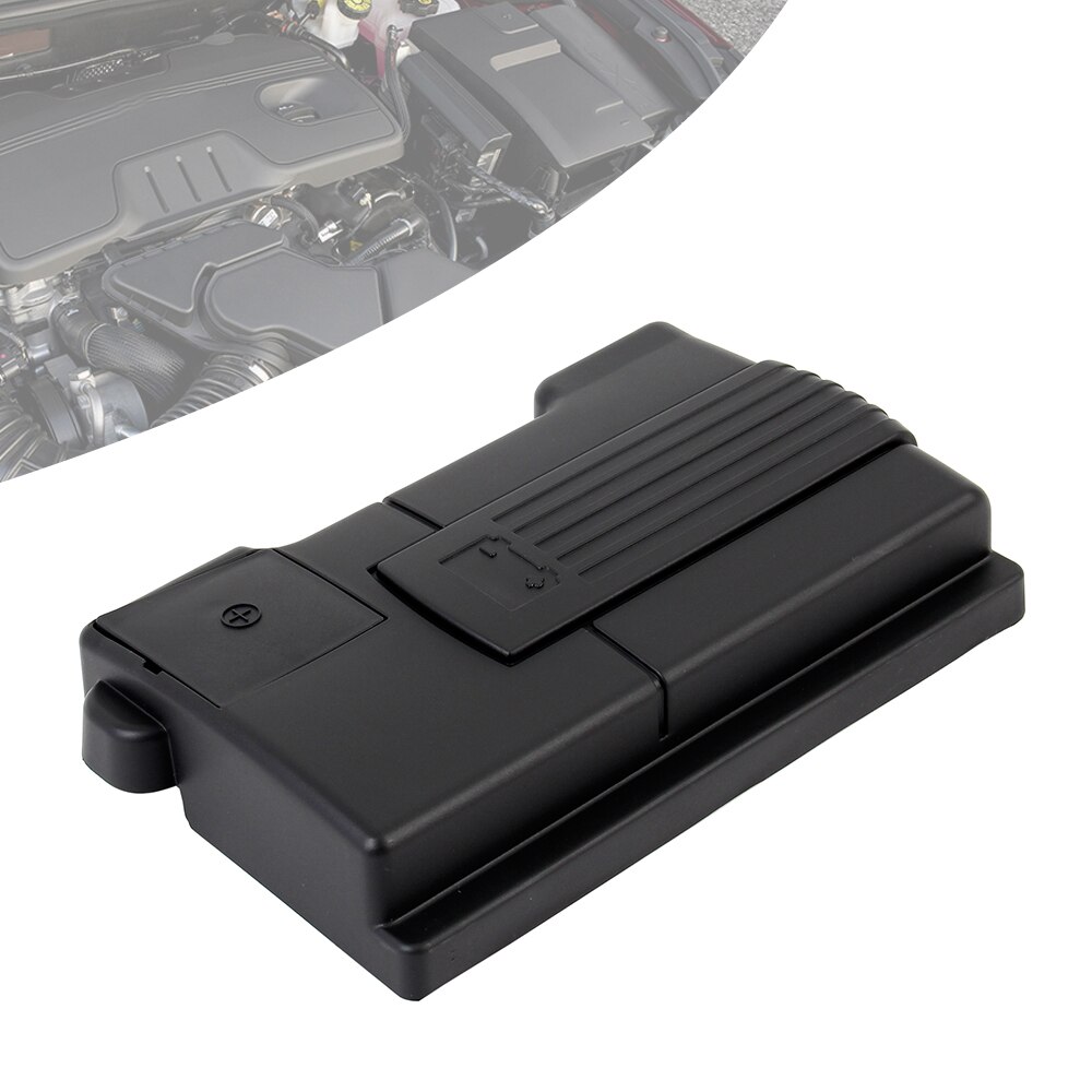 Black Electrode Engine Battery Cover ABS Shell Protector Dustproof Scratch-resistant Battery Cover For Tiguan For Golf