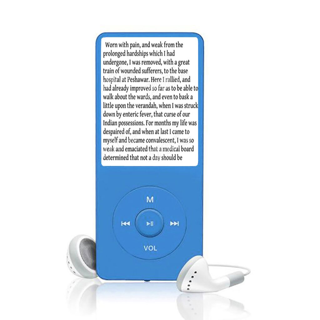 70 Hours Playback MP3 Lossless Sound Music Player TXT E-book FM Recorder TF Card Support Up to 128GB Droship