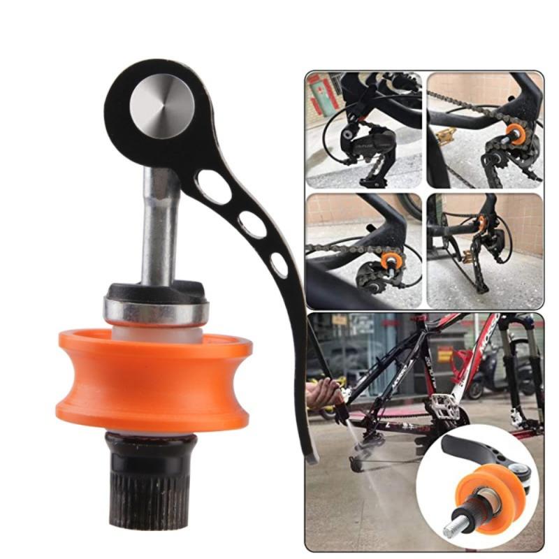 Bicycle Chain Keeper Holder Keeper Fix Cleaning Tool Quick Release MTB Bike Wheel Holder Protector Cycling Accessories Tool