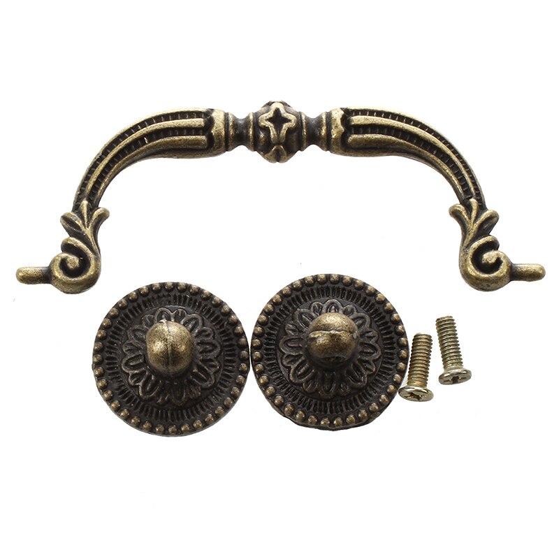 Antique Brass Door Drawer Handles 100 mm Grandado