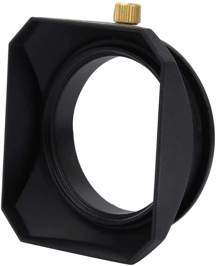 Retro Square Shape Lens Hood Screw Mount For Sony AX33 AX33E AXP33 AXP33E FDR-AX33 FDR-AX33E FDR-AXP33 FDR-AXP33E Camcorder