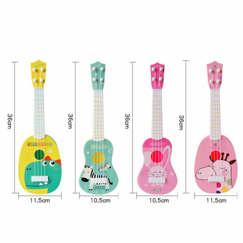 Kind Mini Vier Snaren Ukulele Gitaar Muziekinstrument Kinderen Kids Educatief Speelgoed Vroege Intellectuele Grappige Leren Speelgoed