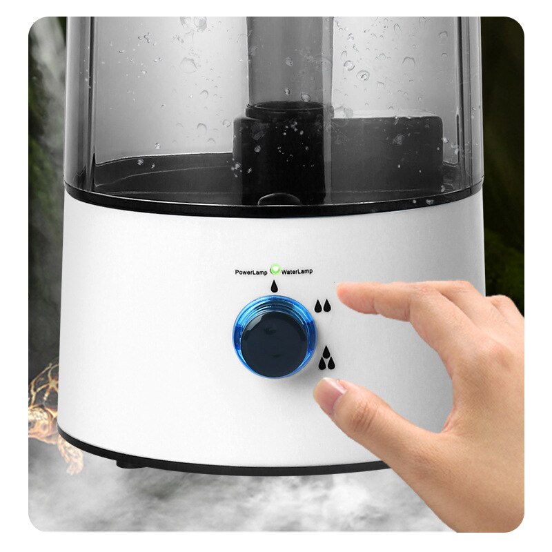 Terrarium Mist Reptile Humidifier Climbing Pet Box Humidify Atomizer Water Tank Fog Machine for Snake Turtle Lizard Pet Cooling