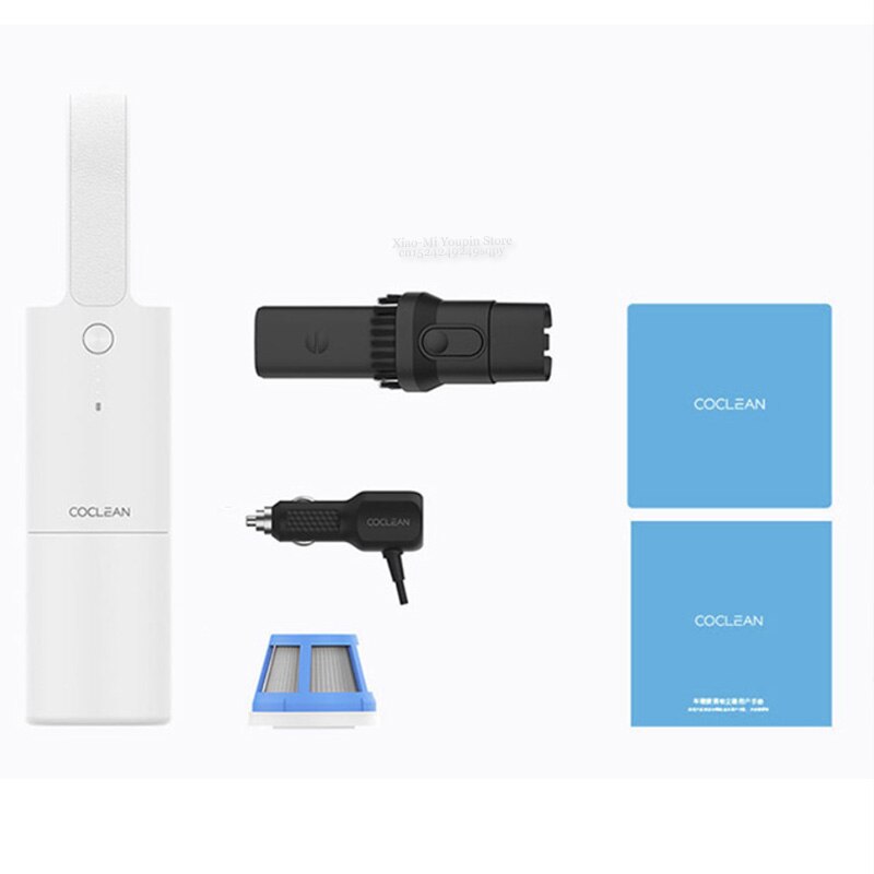 Aspiradora portátil Xiaomi MIJIA Cleanfly Coclean FVQ para coche, aspiradora inalámbrica para el hogar, Mini colector de polvo, fuerte succión