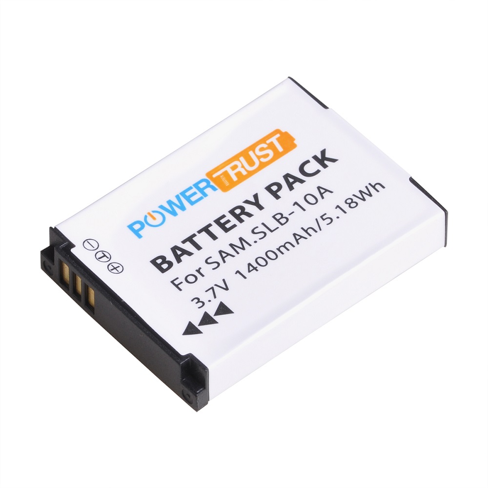 SLB-10A Batteries and Charger for Samsung EX2F HZ15W SL202 SL420 SL620 SL820 WB150F WB250F WB350F WB750 WB800F WB1100F Cameras: 1x Battery