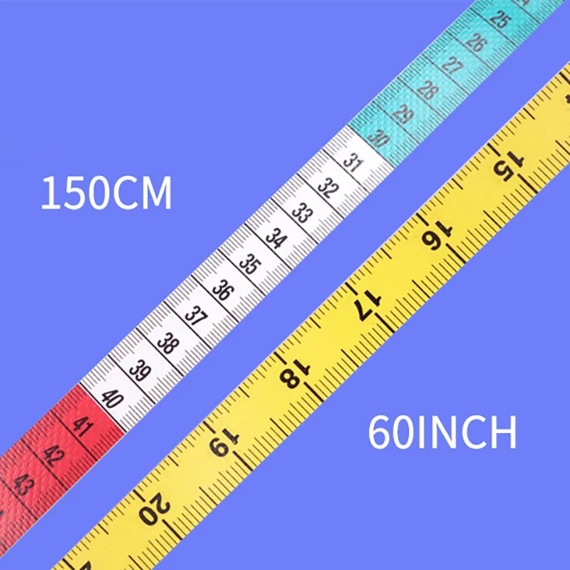150Cm Zacht Naaien Liniaal Meter Dubbelzijdig Naaien Meetlint Body Meten Kleding Liniaal Kleermaker Meetlint Maat Naaisets