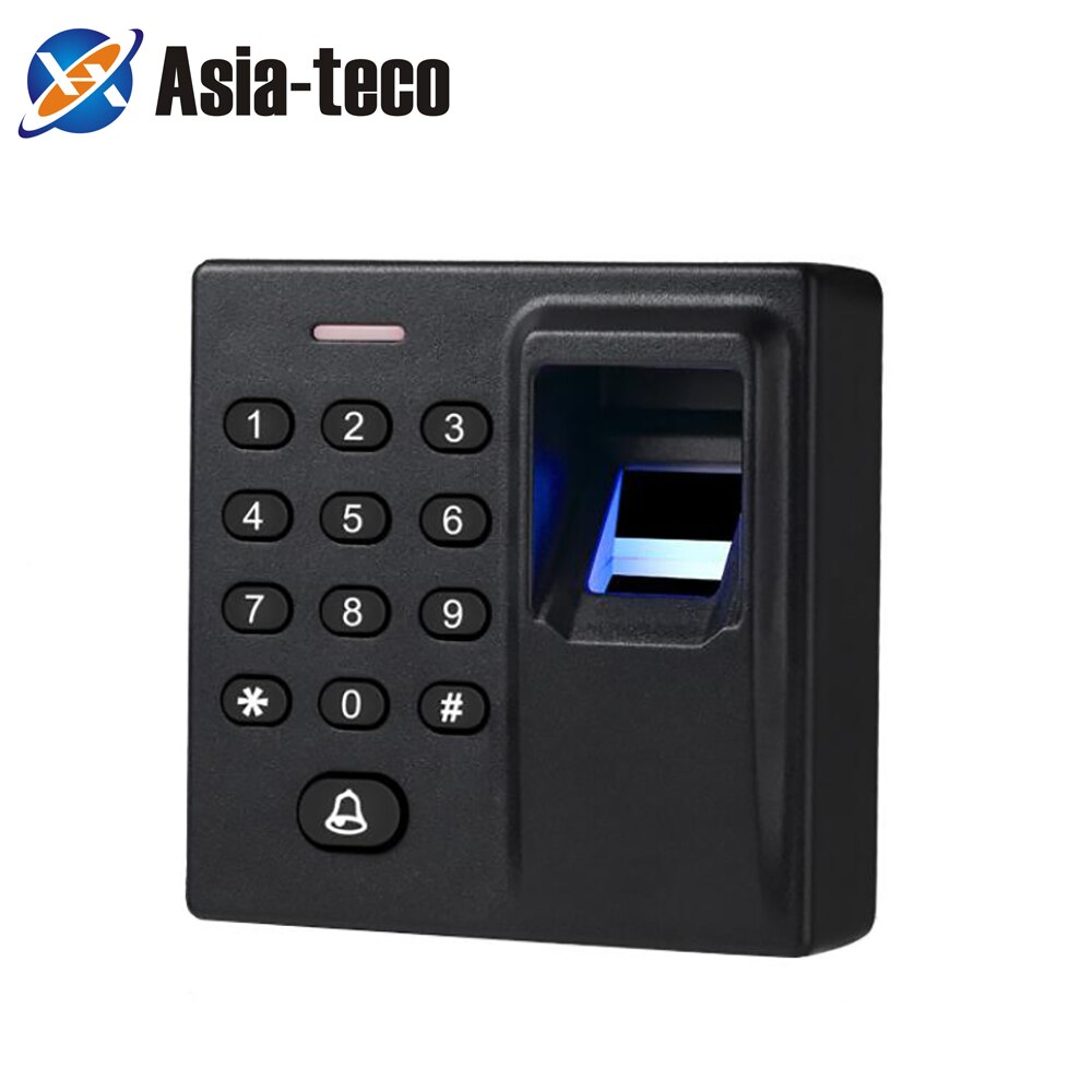 Mini Biometric Fingerprint Access Control Standalone Door Controller Keypad Finger and RFID Card Door Entry Lock: AC