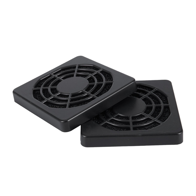 Cubierta de rejilla protectora para ventilador de PC, 4 piezas, a prueba de polvo, 50Mm