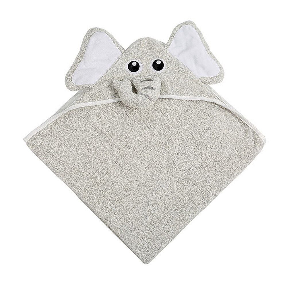 Leuke Olifant Hooded Baby Handdoek Katoen Badhanddoek Met Capuchon Voor Baby &#39;S Peuters Zacht En Absorberend 90*90Cm/35 * 35in