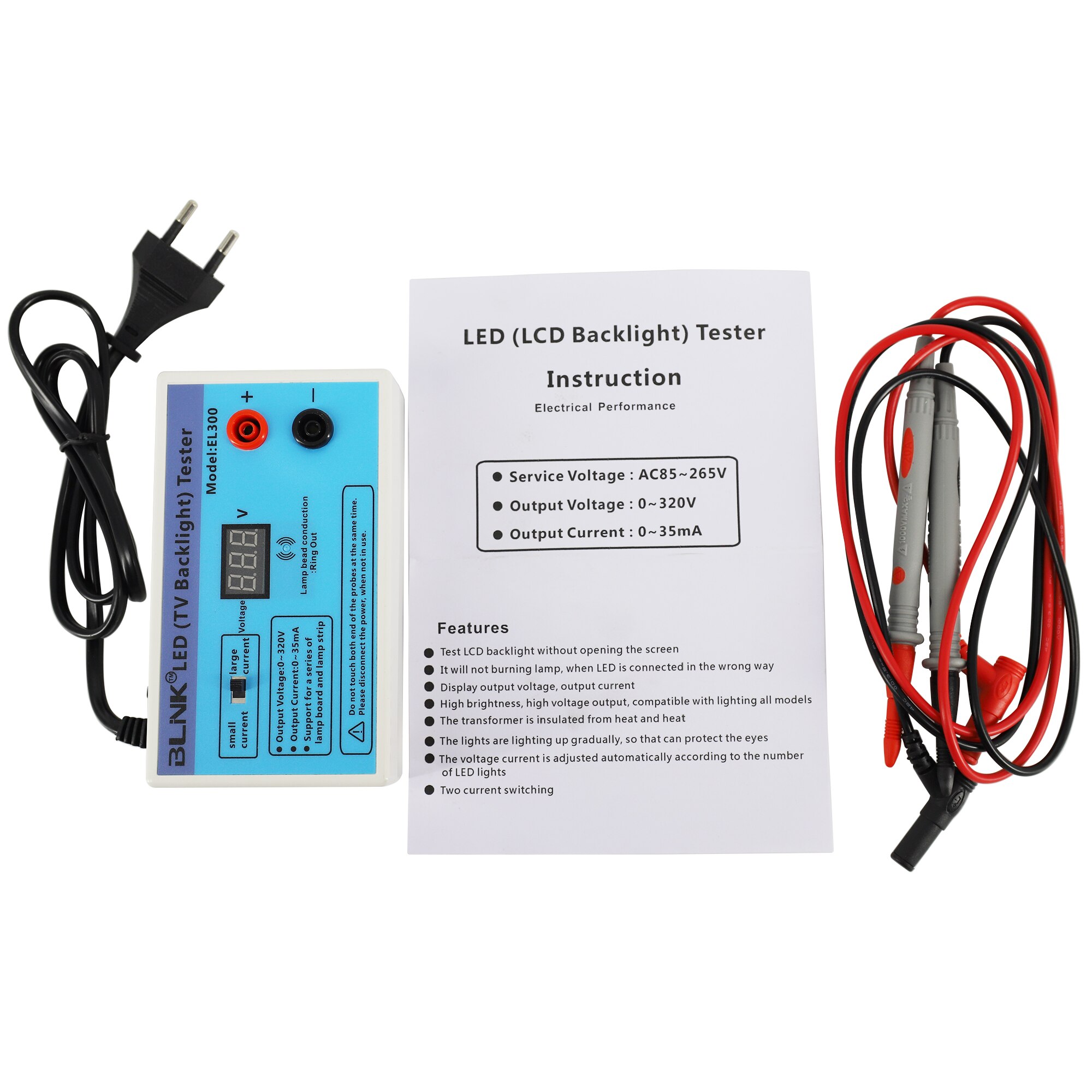 Led Tester 0-320V Output Led Tv Backlight Tester Multipurpose Led Strips Kralen Test Tool Meetinstrumenten
