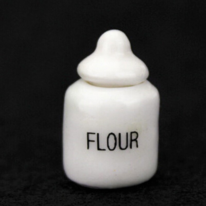 1/12 dom dla lalek dom dla lalek ceramika kuchenna ornament Decora domek dla lalek miniatury akcesoria porcelana jedzenie zestaw słoików