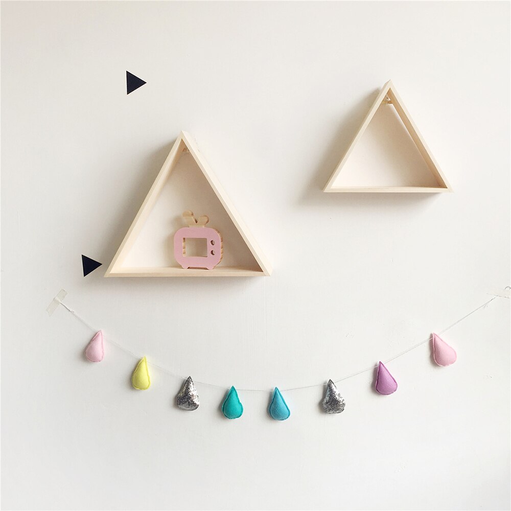 Baby Bumper Voor Pasgeborenen Baby Room Decor Rainbow Regendruppels Opknoping Muur Kinderen Tent Kamer Decoratie Bumper Fotografie Props