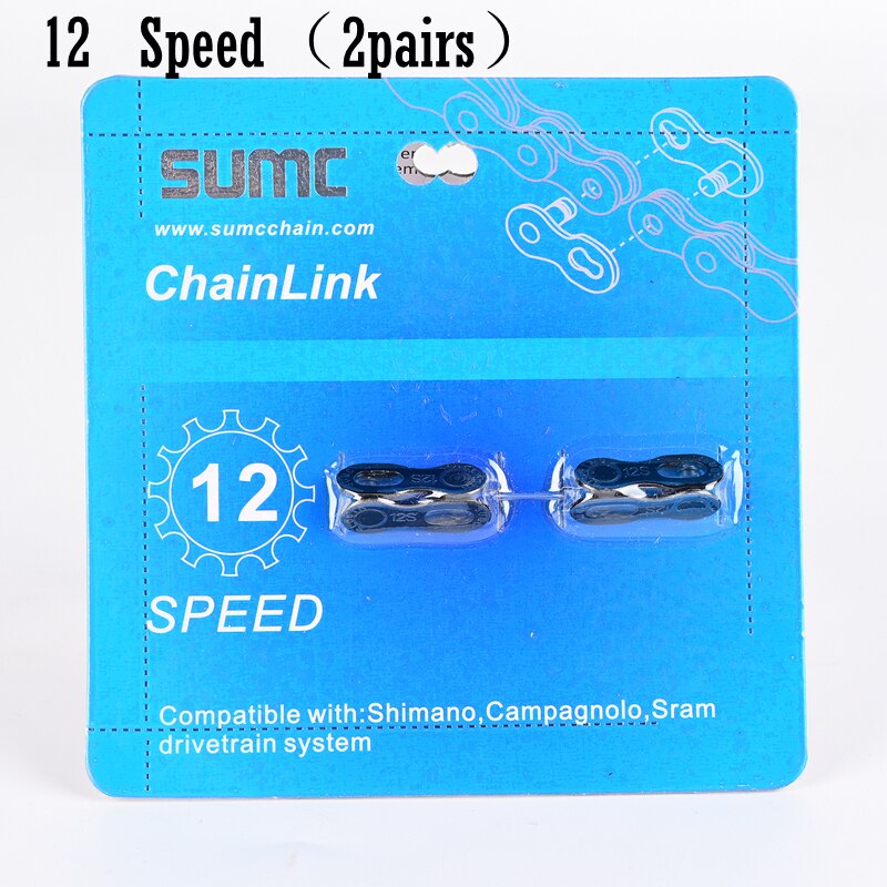 SUMC Bicycle Chain Missing Link Magic buckle 11 12 speed silver gold Chain Link 6/7/8s 9s 10s 11s 12S bicycle quick magic button: Brown