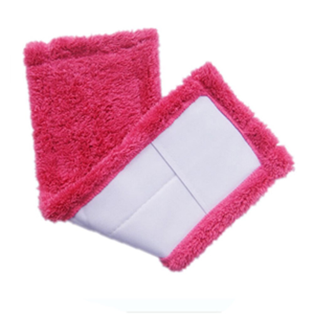 Praktische Mop Doek Refill Hoofd Pads Vervanging 4 Kleuren Huishoudelijke Dust Cleaning Herbruikbare Microfiber Pad Voor Spray Mop: Rood
