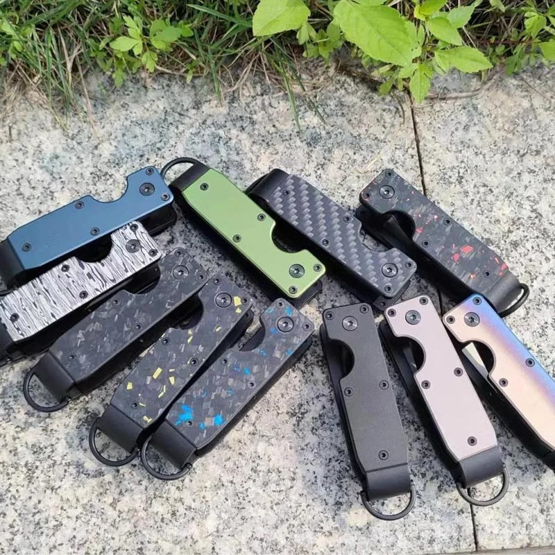 Organisateur de clés support Compact porte-clés en métal porte-clés minimaliste pour porte-clés sécurise 1-5 clés