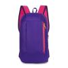 Unisex Outdoor Cycling Backpack Large-Capacity Stitching Color Zipper Opening Clos Wide Shoulder Strap Tear-Resistant Backpack: Purple