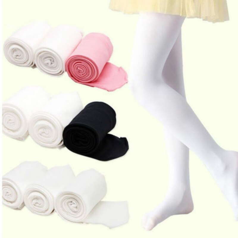 Cute Solid Children's Girls and Ladies Ballet Dance Tights Footed Seamless Size 4-18T