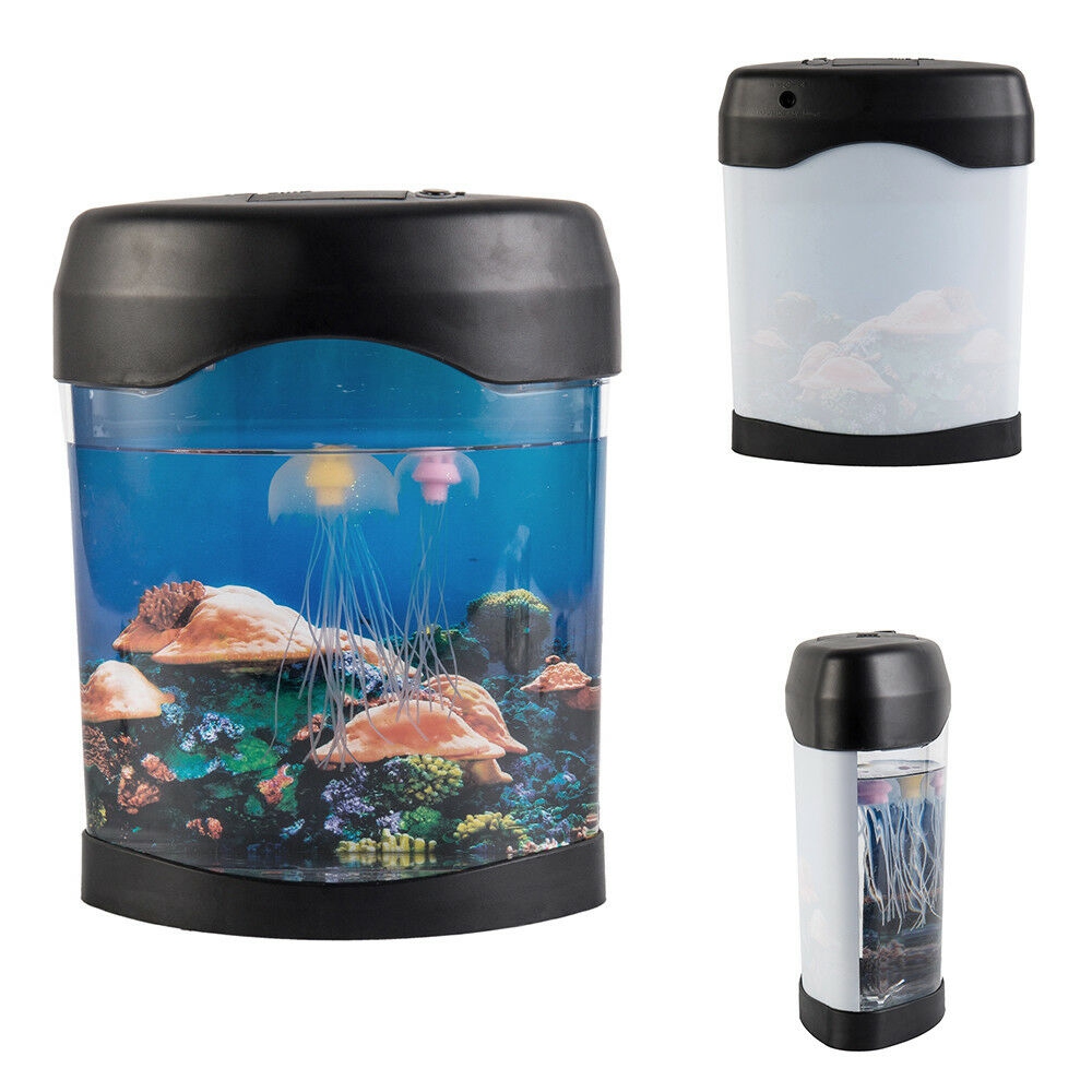 Lampe LED d&#39;ambiance pour Aquarium, méduse, couleur changeante, luminaire décoratif d&#39;intérieur, idéal pour un bureau