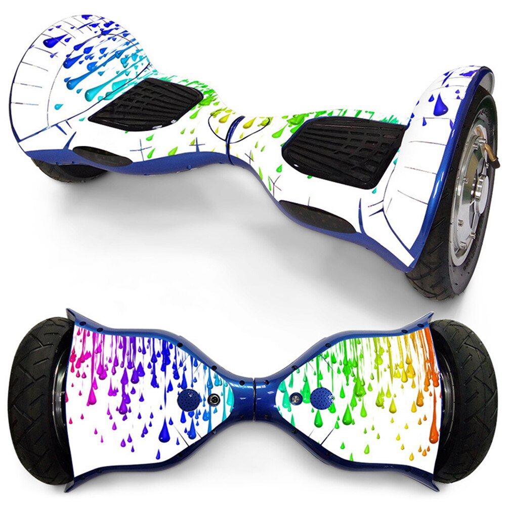 10 Inch Zelfbalancerende Elektrische Scooter Cover Sticker Protector Mini Kleurrijke Decoratieve Papier Klassieke Hoverboard Decoratie: 0110
