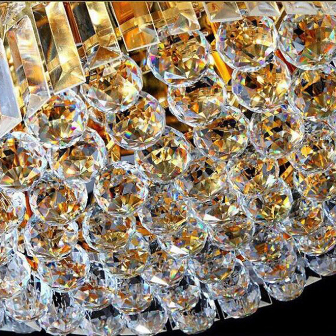 5 Size Clear Feng Shui Hanging Crystal Ball Sphere Prism Faceted Sun Catcher