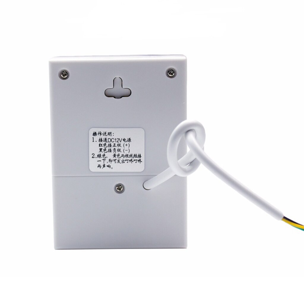12V Wired Fire-resistant Flame-retardant Shell Doorbell Chime For Office Home Security Access Control System Wired Door Bell