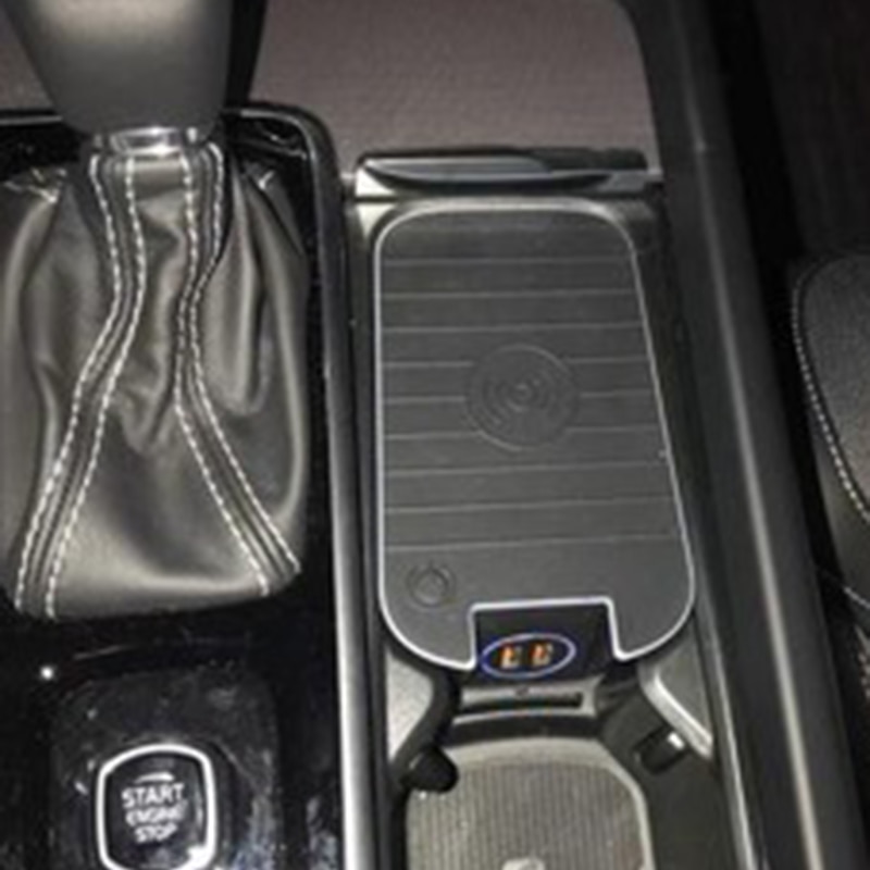 15 W Auto Draadloze Oplader Voor Volvo XC90 S90 V90 XC60 S60 V60 C60 Opladen Plaat Draadloze telefoon Houder Accessoires