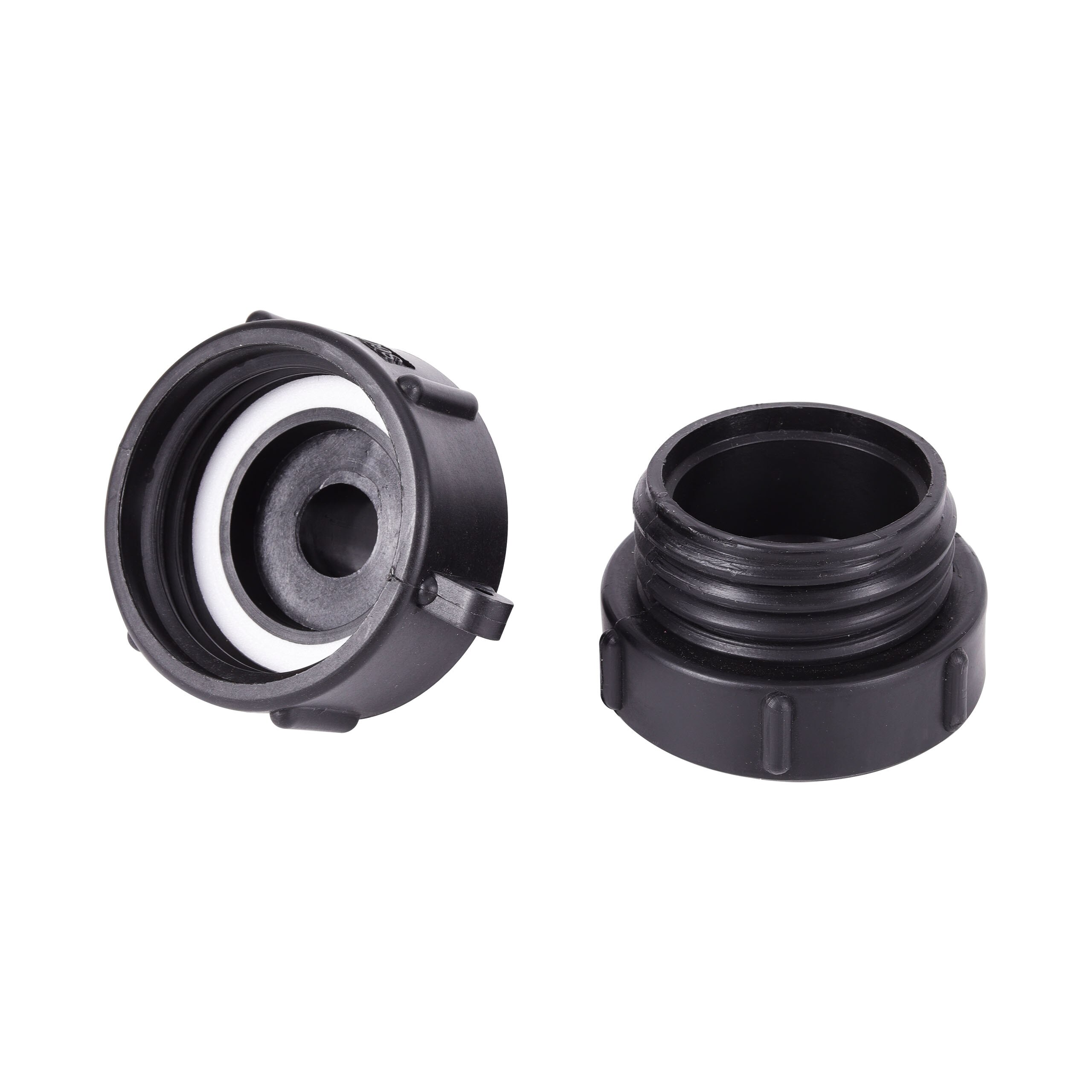 Ibc tank koblinger hage vanntank kobling  s60 til 3/4 " hanngjenger 62mm fingjenger  til 60mm grovgjengede ventilfittings