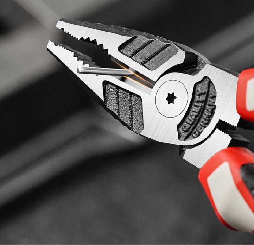 Multi-function Wire Cutter Pliers Industrial Wire Stripping Crimping Vise Strong Manual Home Repair Tools