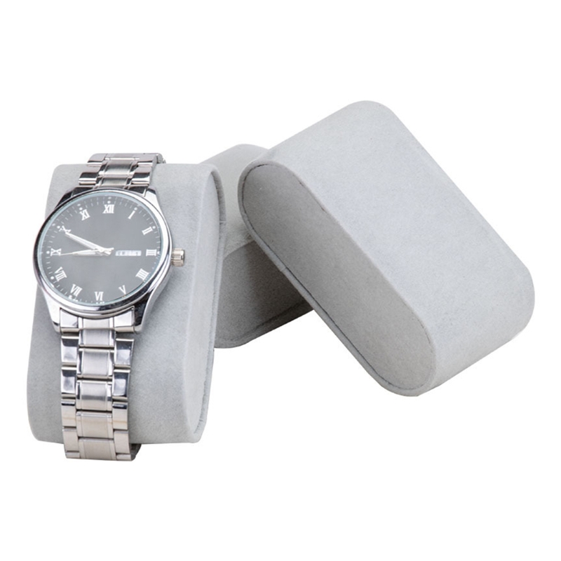 5 Stuks Fluwelen Horloge Armband Kussen Sieraden Displays Props Voor Thuis Winkels Werkbladen En Vitrines Display Houder