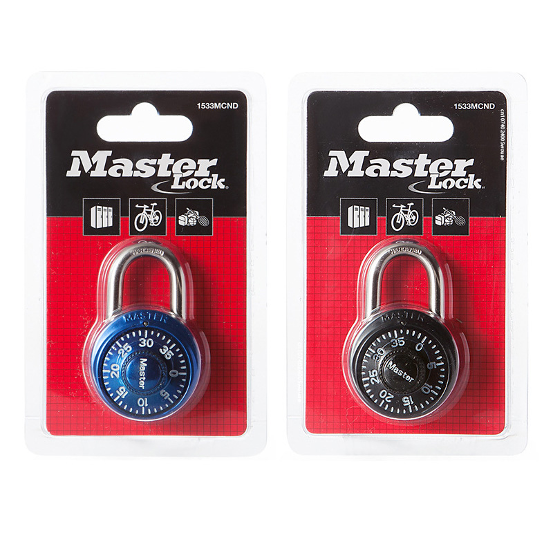 Master Lock – casier à combinaison 1530D, verrouillage par mot de passe Portable, cadenas à combinaison, verrouillage rotatif pour casiers de gymnastique et scolaires