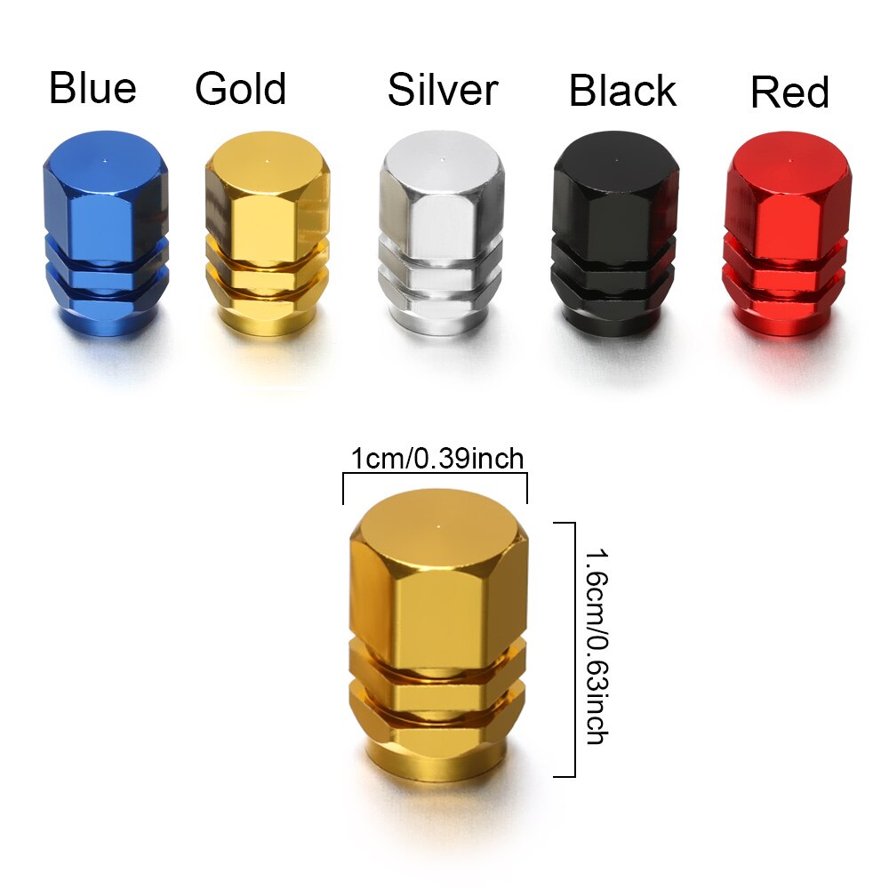 Tapones de neumáticos para rueda de coche, cubiertas de vástago de Llanta de Aleación de aluminio, Airdust, impermeables, para