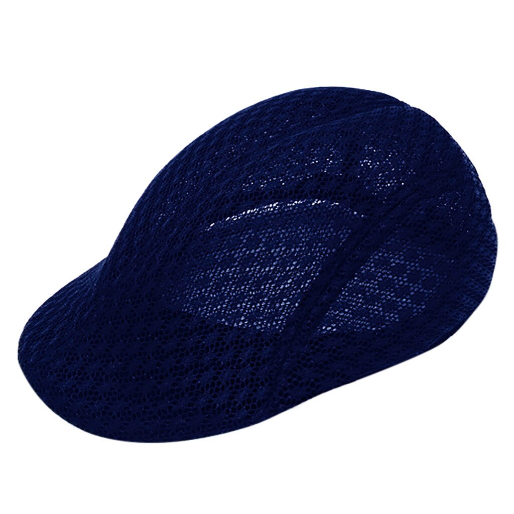 Gorros de lino para hombre y mujer, boinas de , sombrero con rejilla transpirable, cómodo, Otoño,