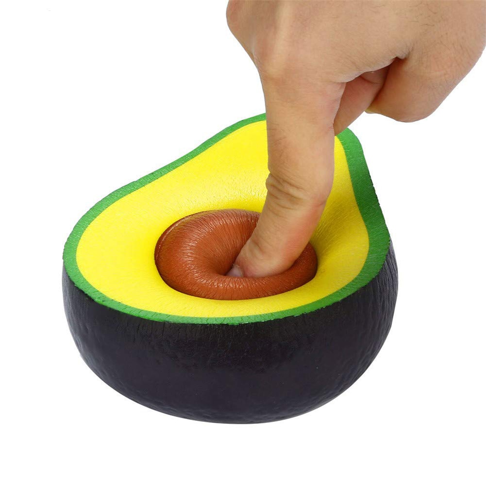 Squishies Simulierte Avocado Obst Langsam steigend Duft quetschen betonen Linderung Spielzeug Komfortable berühren, realistischen suchen süße riechen