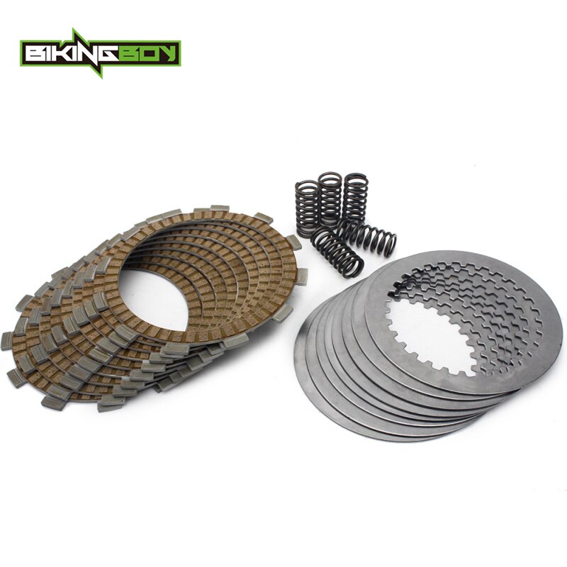 BIKINGBOY-Placa de fricción de papel de embrague, 8 placas separadoras de acero, 5 muelles WR250F 01-13 12 11 10 YZ250F 07 06 05 04 03 02 01